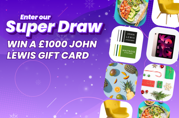 win a £1,000 John Lewis and Waitrose gift card this november