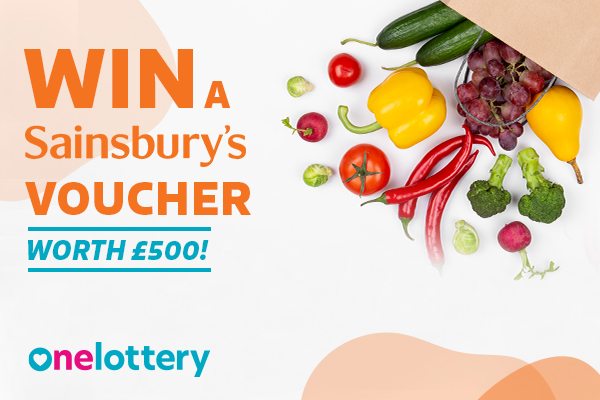 win £500 sainsburys voucher with one lottery