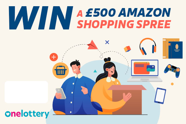 Win a £500 Amazon eGift card with One Lottery