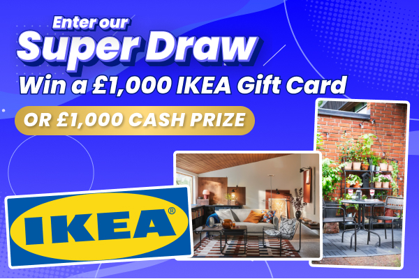 win a £1,000 ikea gift card in our may super draw