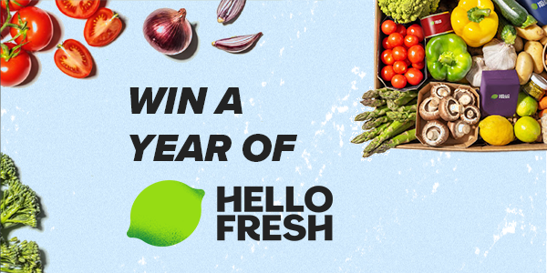 win a year of hellofresh when you play one lottery